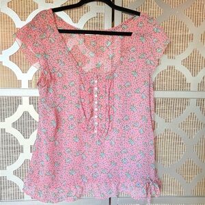 Floral Pink Women's Top